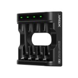 Incarcator acumulatori Li-ion si NiMH pentru 4 sloturi AA/ AAA USB-C XTAR L4 KT