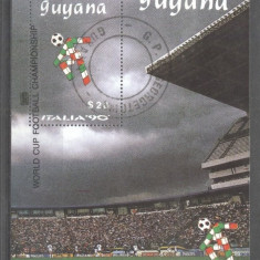 Guyana 1989 Sport, Soccer, Football, perf. sheet, used T.158