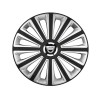 Set 4 capace roti R15 Compatibil Cu Dacia Trend Silver-Black, Autohelix MSA