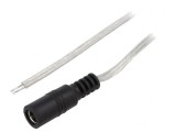Cablu DC 5,5/2,1 Transparent 3m, Bq Cable