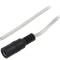 Cablu DC 5,5/2,1 Transparent 3m