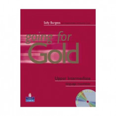 Going for Gold Upper-Intermediate Language Maximiser with CD - Paperback brosat - Sally Burgess - Pearson