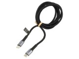 Cablu USB 2.0 LOGILINK CU0423 USB-C dublu mufă 1,5m negru 480Mbps
