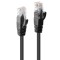Cablu Lindy 1m Cat.6 U/UTP, Black, &quot;LY-48077&quot; (timbru verde 0.18 lei)