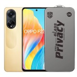 Folie de Protectie pentru Oppo F23, TEO, Sticla Securizata ESD Antistatica, Super-X Privacy OG, Margini Negre, 0.30 mm, Transparent Inchis