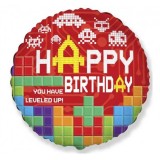 Balon folie Happy Birthday 45 cm