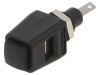 Clemă de laborator neagră 16A 38,9mm