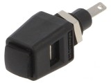 Clemă de laborator neagră 16A 38,9mm