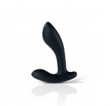 Stimulator Prostata Mystim Flexing Flavio, Silicon, Negru, 9 cm