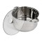 Oala Myra Cooking Heinner, 28 x 15.5 cm, 9 L, baza capsulata, capac termorezistent, inox