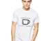 Tricou barbati alb - Cup of care - M