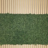 Perete decorativ licheni stabilizati 5.6 mp lemn masiv tip riflaj pret redus