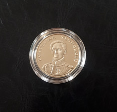 Moneda 50 bani 2017 proof Ecaterina Teodoroiu foto