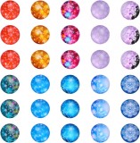 Set de 100 fulgi pentru decor Exceart, multicolor, sticla, 1 x 1 cm