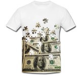 Cumpara ieftin Tricou &quot; Dolar Puzzle &quot;