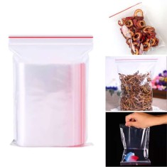 Pungi Din Plastic Cu Fermoar ZipLock 60mm X 85mm, 50my - 100 buc foto