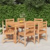 Gossi set mobilier de gradina, 7 piese, lemn masiv de tec