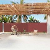 vidaXL Copertină laterală retractabilă, maro, 180x1200 cm 318075