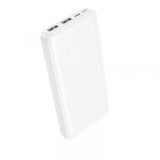 Baterie Externa Borofone BJ78 Clever, 10000mAh, 10W, 2 x USB-A, Alba