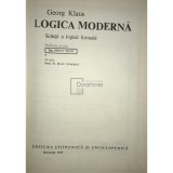 Georg Klaus - Logica moderna (Editia: 1977)