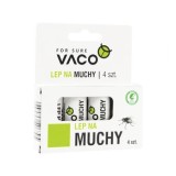Panglică adezivă Vaco Eco &icirc;mpotriva muștelor &ndash; Set 4 bucăți
