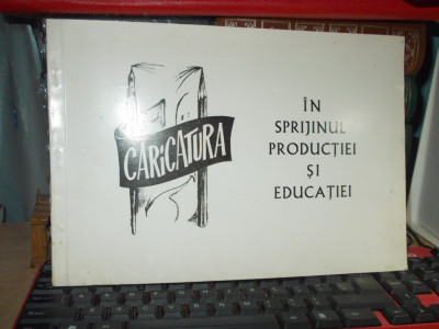 ALBUM DE CARICATURI , DESENE ION GEORGESCU LUNICA , PLOIESTI , 1972 ,DEDICATIE** foto