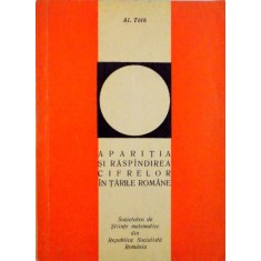 APARITIA SI RASPANDIREA CIFRELOR IN TARILE ROMANE de AL. TOTH, 1972