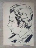 PORTRET IN TUS/CERNEALA. SEMNAT, 1976-238046