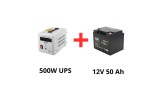 Volt Polska Alimentare ne&icirc;ntreruptibilă pentru pompe de circulație 500W + Green Cell acumulator 50Ah