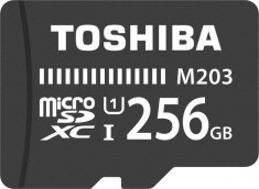 Card de memorie Toshiba M203 256GB Micro SDXC Clasa 10 UHS-I + Adaptor foto