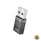 Adaptor Date si Incarcare USB-C - USB-A HOCO UA36C Negru