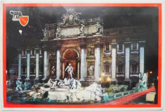 Rome. Fontana di Trevi (Carte postala circulata) foto