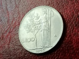 Rara: 100 lire 1955 Italia, stare UNC [poze]
