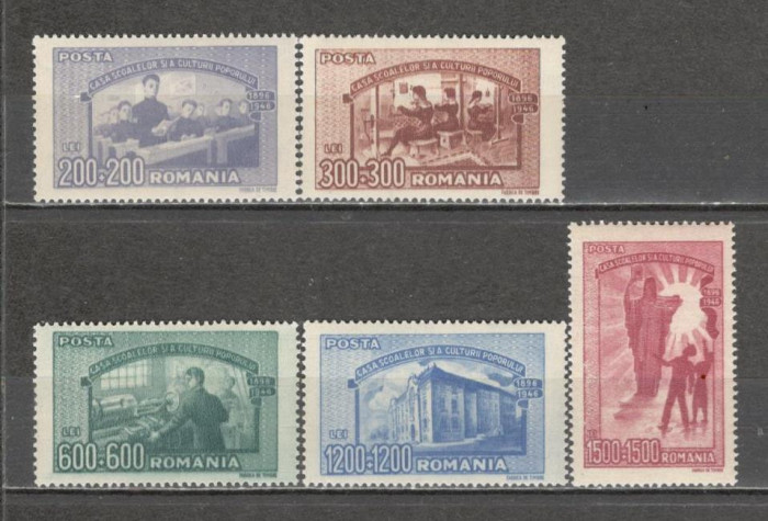 Romania.1947 Casa Scoalelor YR.115