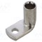V&acirc;rf inelar tubular M6 35mm&sup2; crimpat pe cablu 90&deg; ERKO