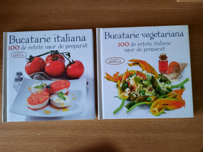 BUCATARIE ITALIANA. 100 DE RETETE ITALIENE USOR DE PREPARAT (2 volume) - 2015 foto