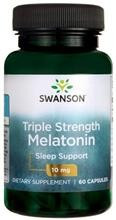 Melatonina 10mg 60cps Triple Strenght Swanson Cod: med49 foto