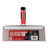 Spaclu inox intarit pentru fatade, 25.4x9 cm x 0.6 mm, maner tricomponent, Olejnik