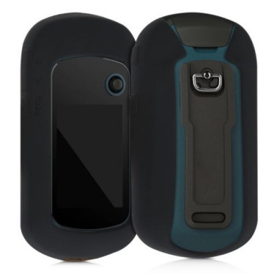 Husa de protectie pentru GPS Garmin eTrex 22x/eTrex 32x, Kwmobile, Negru, Silicon, 51687.01 foto