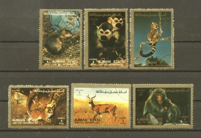 Ajman 1973 Animals 6 values used DE.155 foto