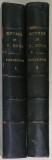 OEUVRES COMPLETES de VICTOR HUGO , PHILOSOPHIE , VOL. I - II , gravures a l &#039;eau forte d &aacute;pres FRANCOIS FLAMENG , 1908