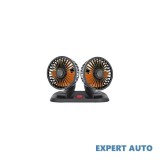 Ventilator auto dublu cu mufa usb 12-24v cod:fs-1308 Alta marca Alt model #7