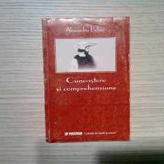 CUNOASTERE SI COMPREHENSIUNE - Alexandru Boboc - Editura Paideia, 2001, 279 p.