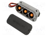 Conector alimentare DC mamă &icirc;nşurubare AMPHENOL GEC, -40&divide;125&deg;C, IP67