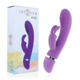 INTENSE - SUSY SILICONE RABBIT LILAC OSCILLATING VIBRATOR, INTENSE FUN