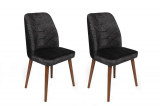 Set scaune (2 bucăți) Dallas Chair Set (2 Pieces), Bej, 50x90x49 cm