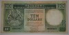 CY - Ten 10 dollars dolari 1991 Hong Kong / circulata