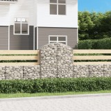 Cumpara ieftin Coș gabion arcuit, 100x50x120/140 cm, fier galvanizat