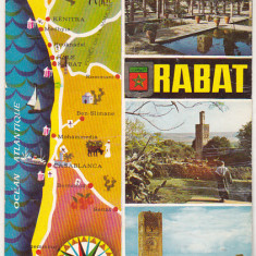 bnk cp Maroc - Rabat - Vedere - uzata