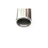 Ornament toba inox Premium, intrare 6.5 cm, lungime 15.5 cm, diametru exterior 7.5 cm Cod: 7657
